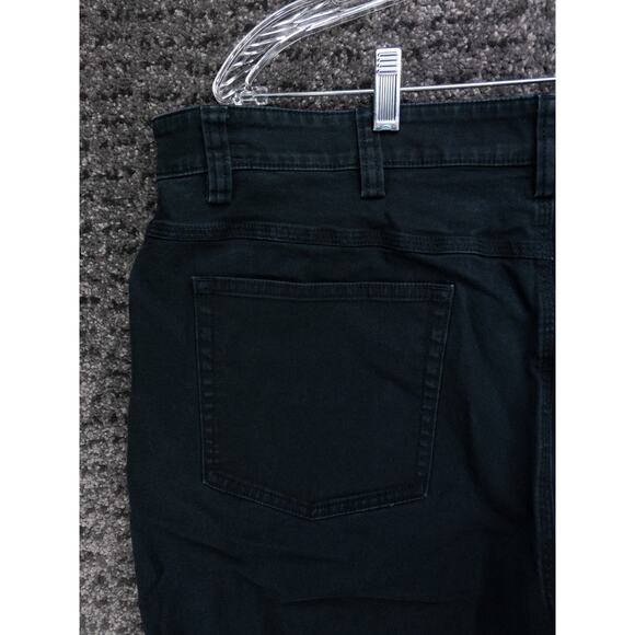 Duluth Trading Pants Mens 41x29 (Tag 44x30) Black Flex Fire Hose Canvas Workwear - Picture 11 of 13